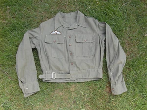 Original WW2 British Indian Army Jungle Battledress Blouse Jacket JG Burma - Picture 1 of 12