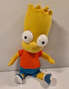 Peluche Bart Simpson 26 cm - 2006 Hunter Leisure Los Simpson juguete - Imagen 1 de 9