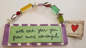 Department 56 Sandra Magsamen's Messages from the Heart Ceramic Plaque - Picture 1 of 4