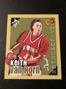 1997 Press Pass Double Threat Retroactive Keith Van Horn #2 Rookie RC