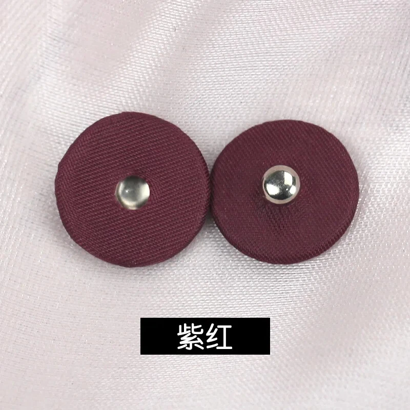 50Set Popper Fabric Cover Snap Button Fastener Spring Press Stud Sewing on Coat - Image 1 of 4