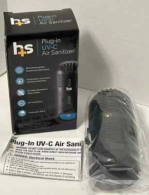 NEW HealthSmart Air Purifier~Sanitizer UV-C Ultraviolet Light~Plug In~NightLight - Image 1 of 4