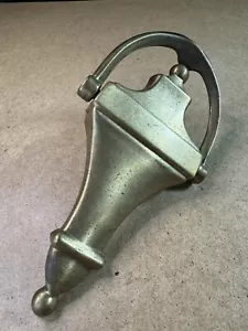 Vintage Solid Brass Door Knocker 7.5” Traditional Colonial Style - Picture 1 of 10