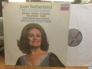 Joan Sutherland "Bel Canto Arias" Welsh National Opera/Bonynge DECCA LP 417 2531 - Picture 1 of 6