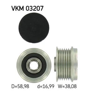 Alternator Freewheel Clutch Pulley SKF for Panda Astra Punto 3 Series Combo Cors - Picture 1 of 6