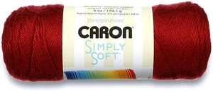 Caron Simply Suave Acrílico Aran Ovillo de Lana 170g-9730 Otoño Rojo - Imagen 1 de 3