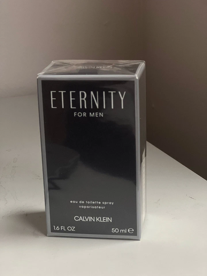 Туалетная вода для мужчин Eternity Calvin Klein 1,6 жидкой унции / 50 мл натуральный спрей новая в коробке - Изображение 1 из 1