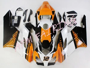 White Black Orange ABS Injection Mold Fairing Kit Panels for CBR1000RR 2004 2005 - Picture 1 of 8