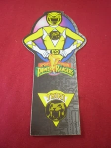 Power Rangers Book Bite bookmark - Yellow Ranger - plastic - by Flair  - Picture 1 of 2