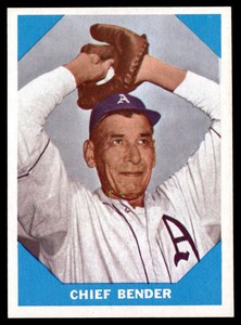 1960 Fleer Baseball Greats #7 Chief Bender VG-EX-B108R12