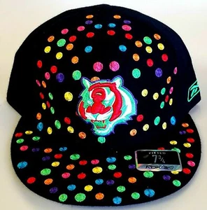 Gorra/Sombrero Ajustado Cincinnati Bengals Reebok Multicolor Lunares - Talla: 7 1/4 - Imagen 1 de 2