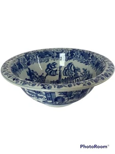 Vintage Classic Chinese Blue & White Centerpiece BOWL, Beautiful old stock, VF! - Picture 1 of 5