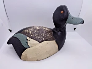 Bluebill Drake Decoy Figurine - Unsigned - Unique - Picture 1 of 11