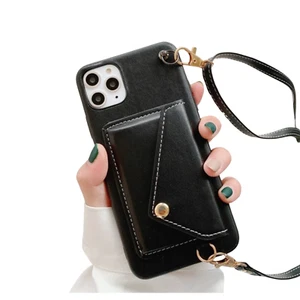 Bandolera Funda Teléfono Billetera Tarjetero Correa para el Hombro Compatible con iPhone - Imagen 1 de 62