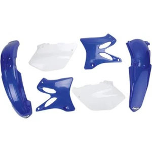 UFO Plastic Kit Adjusts Yamaha YZ 125 250 06-12 Blue/White - Imagen 1 de 1