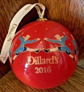 Dillards 12 Days of Christmas Lords A Leaping 2016 Ornament ***FLAW*** - Picture 1 of 6