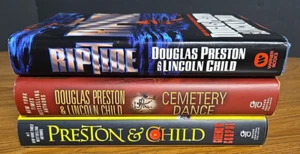 Lot of 3 HCDJ: DOUGLAS & PRESTON novels, 1st Ed. (1998-2012) - Picture 1 of 8