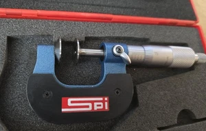 NUOVO MICROMETRO A DISCO SPI 12-454-5 0-1" CON CUSTODIA - Foto 1 di 5