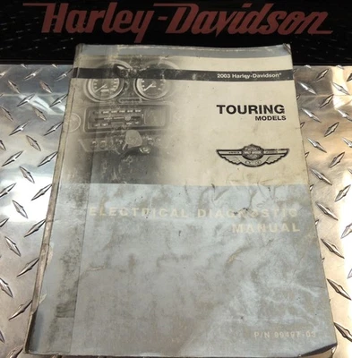 OEM HARLEY 2003 TOURING ELECTRICAL DIAGNOSTIC MANUAL WIRING DIAGRAMS 99497-03 - Image 1 of 4
