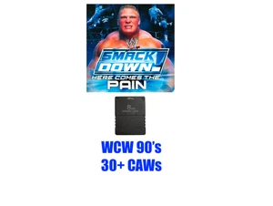 WWE Smackdown Here Comes the Pain CAWs WCW Memory Card PlayStation 2 PS2 HCTP - Picture 1 of 1