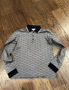 Boys Authentic Gucci Monogram Shirt Long Sleeve size 10 Y - Picture 1 of 5
