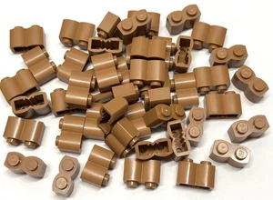 50x Lego 1 x 2 Building Blocks - Medium Nougat - Picture 1 of 1