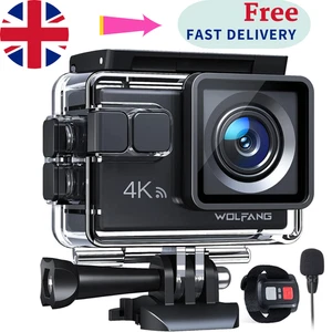 Action Camera 4K 20MP GA100, Waterproof 40M Underwater Camera for Snorkeling.. - Picture 1 of 8