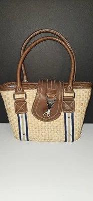 Bolso de hombro tejido de paja Chaps Foto 1 de 4