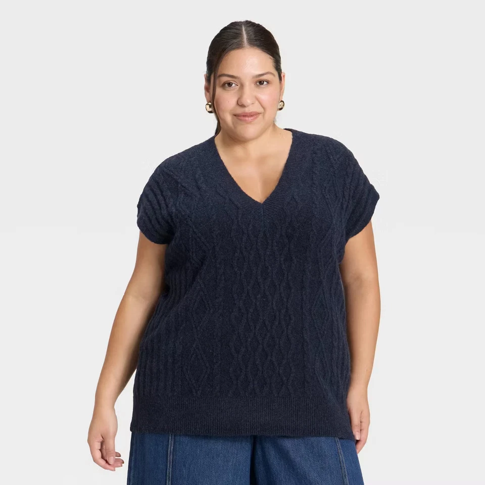 Women's Cable Sweater Vest - Universal Thread - Image 1 of 1