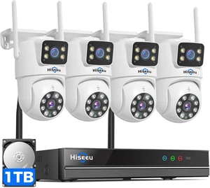 Wireless Security Cameras Outdoor, 5G & 2.4G Wifi Pro, Wireless Home Security Ca - Picture 1 of 9