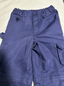 Cub Scouts Switchback 2 Pants Youth 8 Blue BSA Convertible - Picture 1 of 8