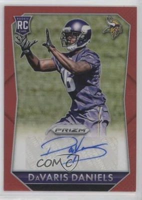 2015 Panini Prizm Rookie Signatures Red /100 Davaris Daniels #RS-DD Auto RC - Image 1 of 2