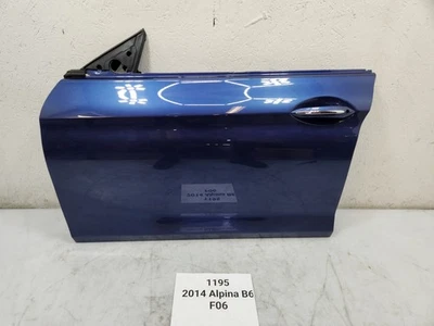 ✅ 13-19 OEM BMW F06 M6 640 650 Front Left Driver Side Door Shell Blue X06 - Imagem 1 de 4