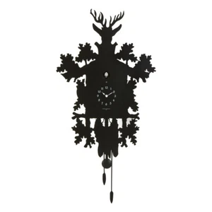 CUCU 373 schwarz Kuckucksuhr Moderne Variante der bekannten Schwarzwälder