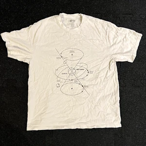 MSFTS REP White Nikola Tesla Fall/Winter 2020 Short Sleeve T-Shirt Size L - Picture 1 of 5