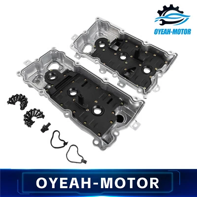 2x Engine Valve Cover w/ Gasket for Nissan Murano 2009-2014 Quest 2011-2014 3.5L Foto 1 de 4