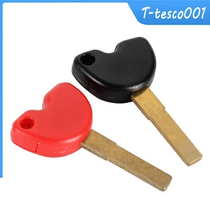 2PC Motorcycle For Piaggio MP3 250 07-10,400/500 08-2010 Uncut Blade Blank Key - Picture 1 of 4