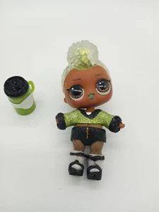 LOL Surprise Doll Bold BB Winter Disco Club Lime Green/Black Outfit Glitter - Picture 1 of 2