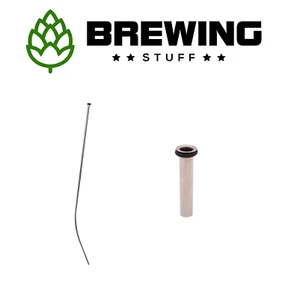 Corny Keg Dip Tubo corto o lungo - Liquido gas birra acciaio inox Cornelius - Foto 1 di 3