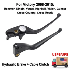 Cable Clutch +Hydraulic Brake Levers For Victory HAMMER KINGPIN VEGAS HIGHBALL - Foto 1 di 10