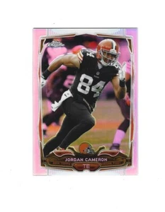 2014 Topps Chrome Refractors #69 Jordan Cameron CLEVELAND BROWNS - Picture 1 of 1