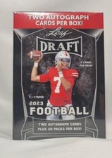 2023 LEAF DRAFT PICK FOOTBALL WHITE BASE - YOU PICK #1 - #100 * FREE SHIP *