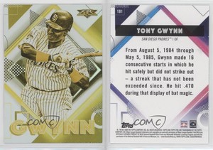 2020 Topps Fire Gold Minted Tony Gwynn #181 HOF