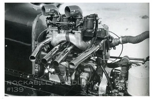 Neu Hot Rod Poster 11x17 Bonneville Salt Flathead 4 Zylinder über Kopf - Bild 1 von 1