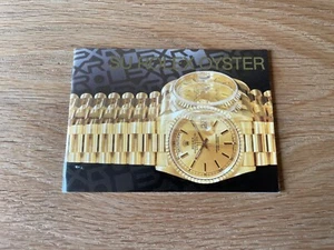 Rolex Oyster Booklet - Spanish Vintage 1994 - Watches Collectors - Picture 1 of 9