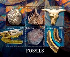 Fossils MNH Znaczki 2022 Liberia M/S