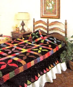 OOP/LEISURE ARTS Patchwork Grannies/Afghans/Crochet Pattern INSTRUCTIONS ONLY - Picture 1 of 4