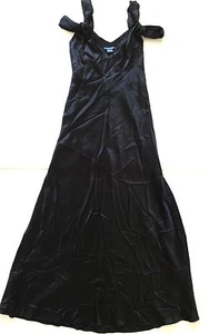 New Ralph Lauren Collection 100% Silk Black Formal Evening Gown Dress size 10 - Picture 1 of 8