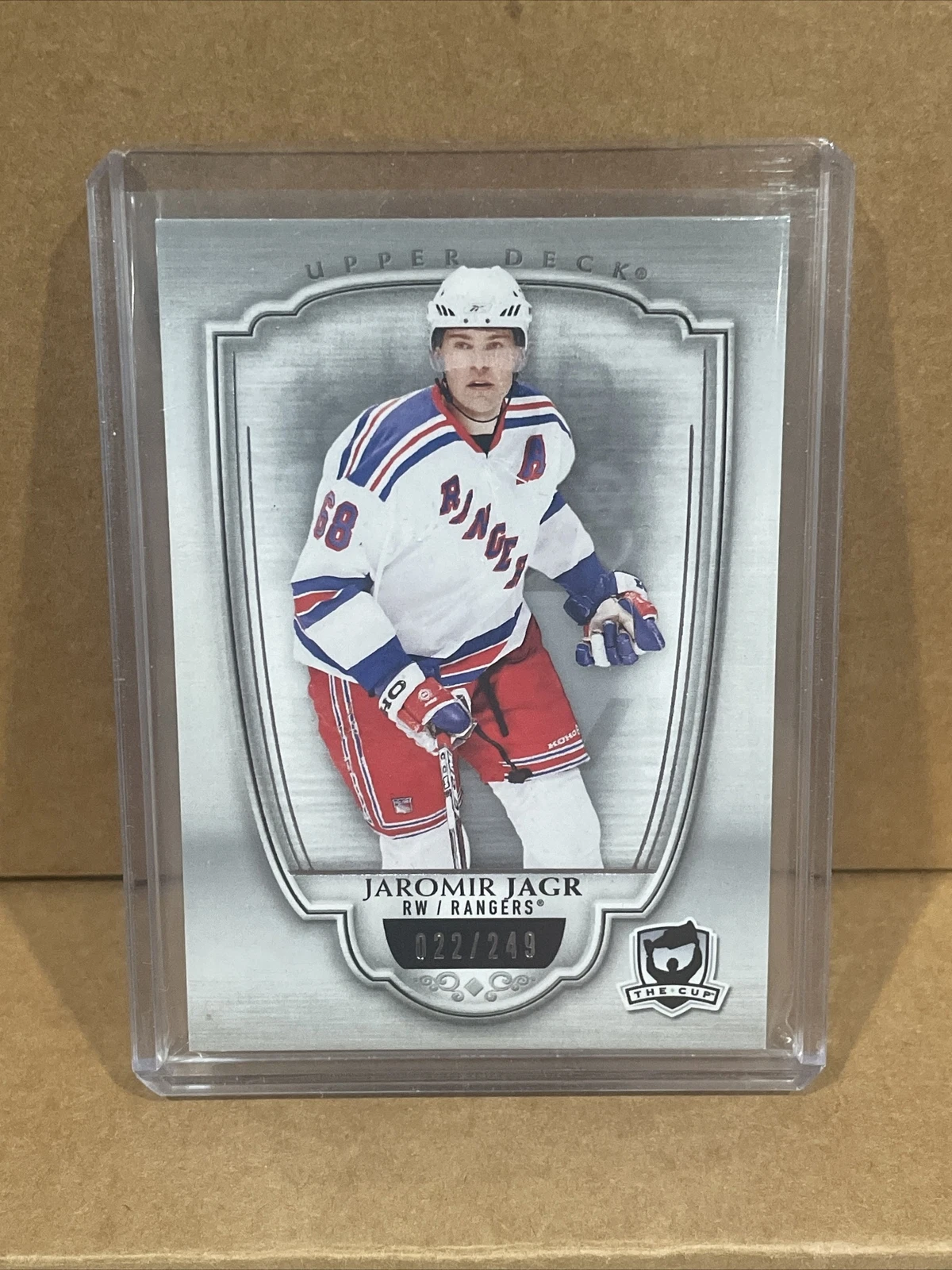 Jaromir Jagr 022/249 New York Rangers 2018-19 Upper Deck The Cup (JC6)