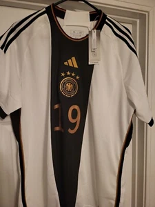 Adidas Germany 2022 Leroy Sane #19 Home Soccer Jersey White Men’s Size X-Large - Picture 1 of 9